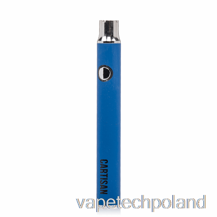 Vape Pen Cartian Przycisk Vv 350 510 Bateria Niebieska